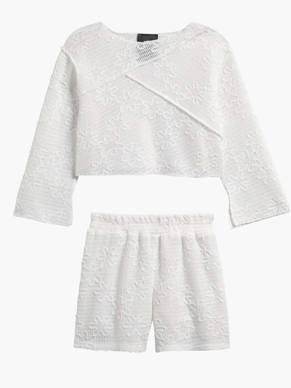 Ava and Yelly Swim Crocheted Two-Piece Cover Up